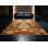 Tapis oriental traditionnel brun moelleux et doux à motif de casque Samurai Dunton - reliure brun clair