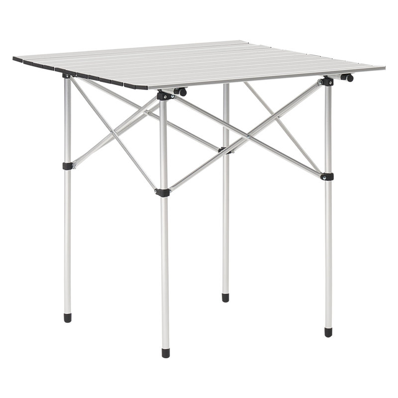 Table de camping pliante en aluminium avec sac de transport