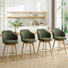 Tabouret de comptoir pivotant avec accoudoirs Ashwell