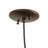 1 - Light Mahogany Bronze Single Pendant