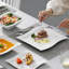 16-Piece Ivory White Porcelain China Dinnerware Set, Service For 4