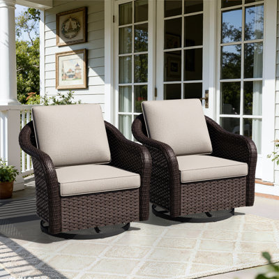 Chaise berçante pivotante pour 2 personnes