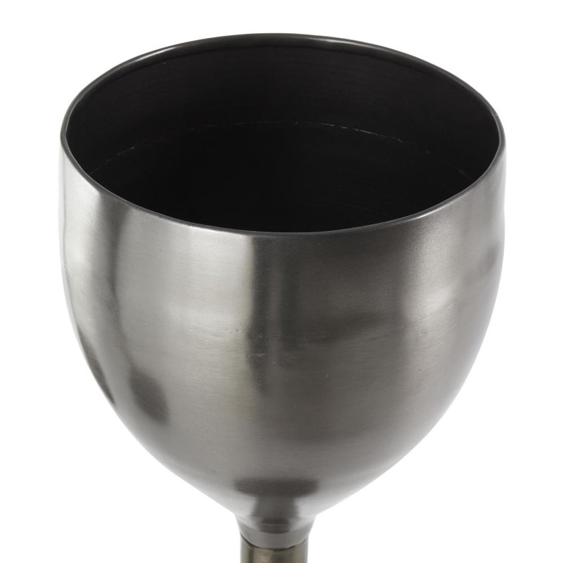 Pot de fleurs d'intérieur en métal Arlo, Argent