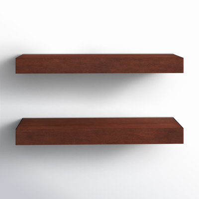 Jeremiah Wood Picture Ledge Floating Shelf