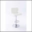 Tabouret de comptoir touffeté à oreilles à hauteur réglable et pivotant moderne pour Kichen Island, ensemble de 2