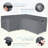 Patio V-Shape Sectional Cover 100'' x 100'', Heavy-Duty All-Weather Patio Funiture Cover,-1925186448