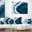 Blue Brazilian Geode - Abstract Printed Pillow-29963643-29961873