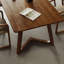 Tables de salle à manger en bois massif brun-1910972490