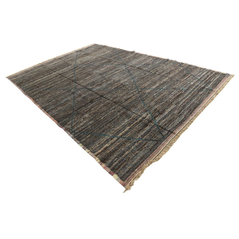 Iraheta Blue and Brown Rug