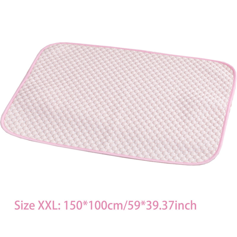 Tapis de refroidissement pour chien Summer Cool, H 39,4 po x l 59,1 po x P 0,93 po, Rose