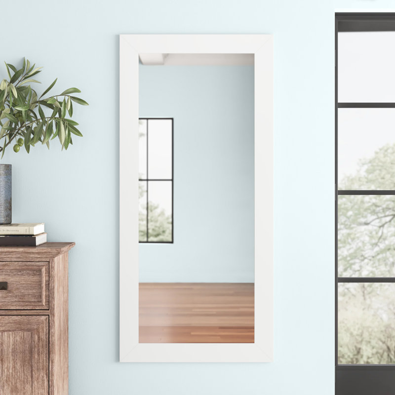 Miroir pleine longueur Neilsen, 66 po x 31 po, Blanc