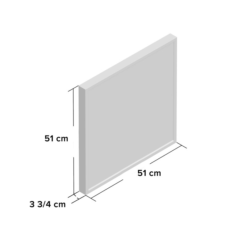 Eyre Tarney - Single Picture Frame Painting, 51cm H x 51cm W x 3.81cm D