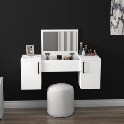 Makeup Vanity with Mirror Eleftherakos