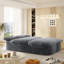 Canapé pliable 78,7 po 2-en-1 avec couverture fonctionnelle et 2 coussins moelleux-116743810