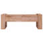 Andover Solid Wood Sled Coffee Table with Storage