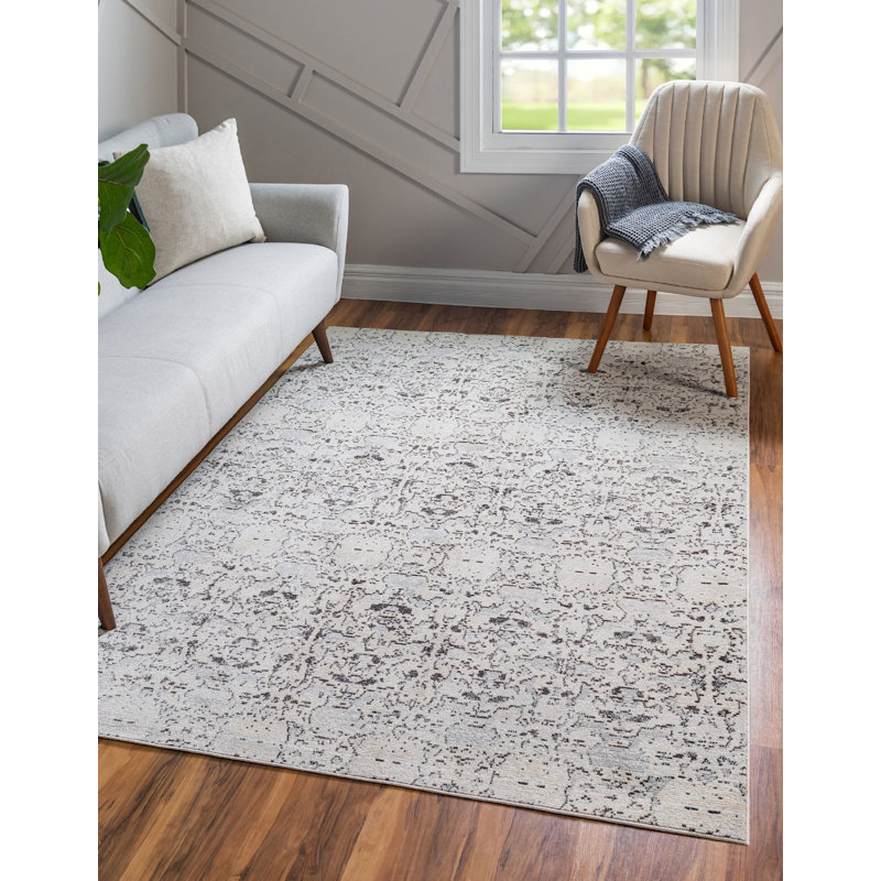 Abstract Indoor Rug, Rectangle 8' x 10'