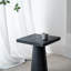 Table d'appoint carrée avec base piédestal