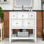 Meuble-lavabo chic et moderne avec rangement dissimulé et conception durable-737088537