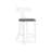 Aqua Upholstered Counter Stool