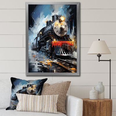 Abstrait train fluide - impressions murales modernes