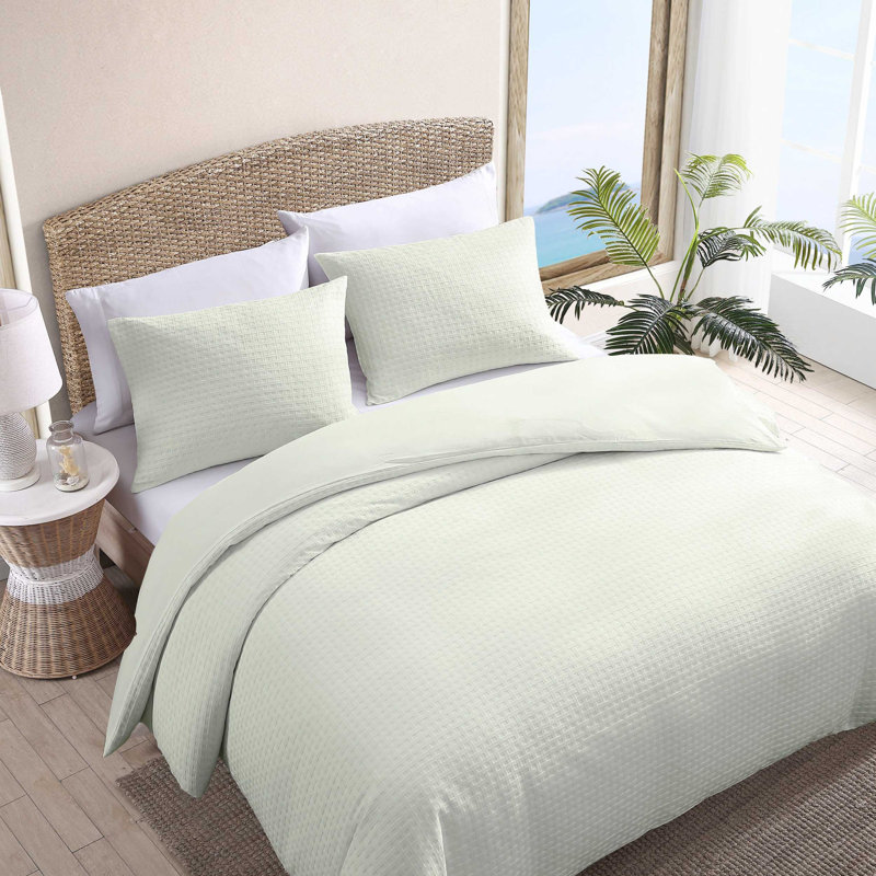 Duvet Cover Set, Queen Duvet Cover + 2 Standard Shams, White