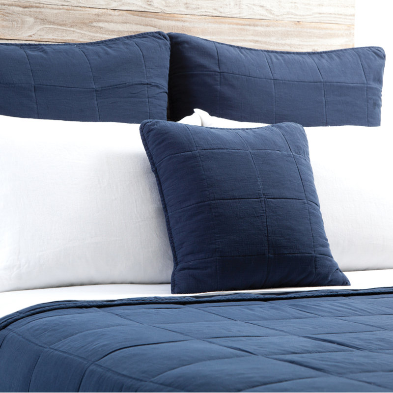 Antwerp Coverlet, Queen Coverlet, Navy