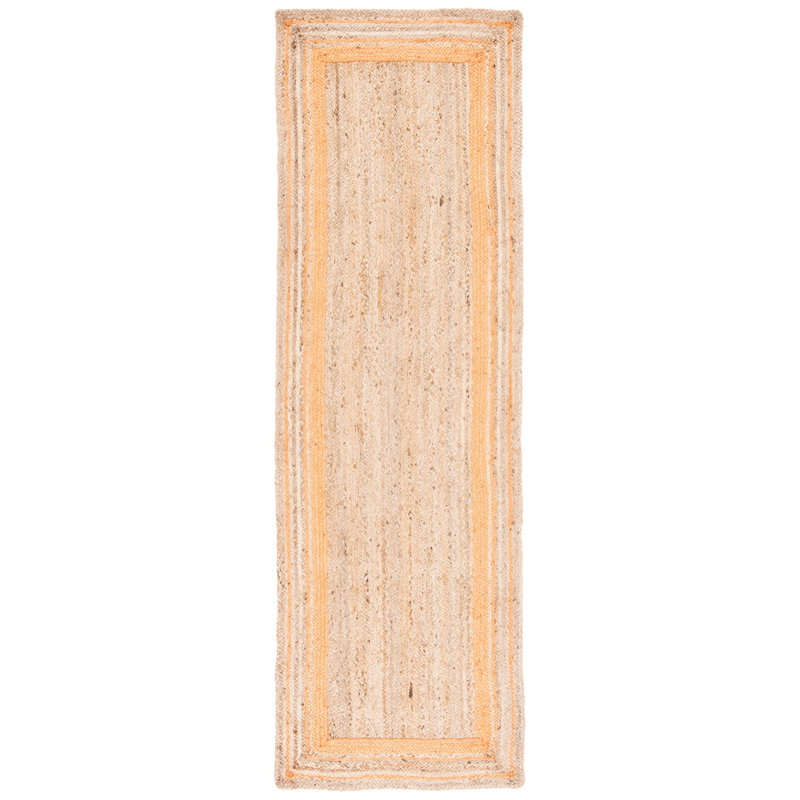 Tapis en jute de fibre naturelle Gatti, Tapis de couloir 2 pi 6 po x 8 pi
