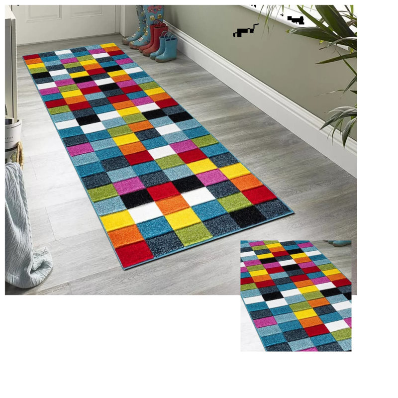 Senchal Flatweave Area Rug, Rectangle 60 x 110cm