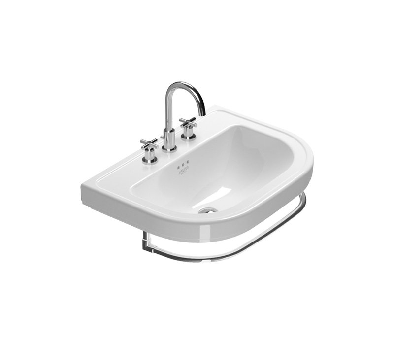 Canova Royal 27.56'' L Bathroom Sink, 8" Centers