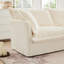 Luxueux canapé à assise profonde avec coussins de dossier haut et configurations flexibles, parfait pour le confort et le style modernes.