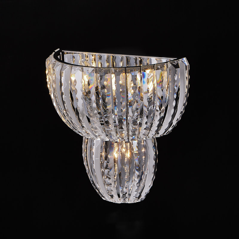 Applique murale Fontana 3 LT chrome / transparent Allegri