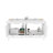 Edlefsen 71'' Double Bathroom Vanity with Engineered Marble Top-1448411589