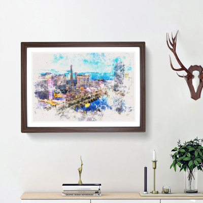 The Las Vegas Strip - Picture Frame Painting Print