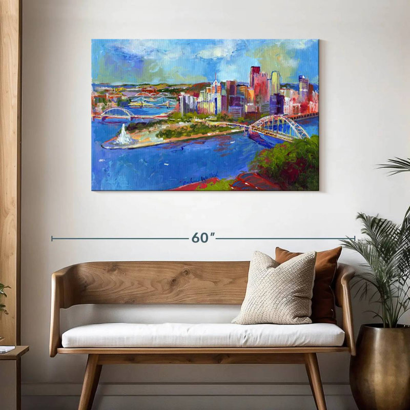 Nicci Pittsburgh, 30" H x 45" W