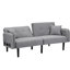 Lit pliant gris avec son, multifonctionnel pour n'importe quelle scène, signal audio sans fil, assemblage et rangement simples, solide ergonomique, 35,44 po Haut-parleurs stéréo larges et confortables. N'importe où.
