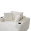 Canapé-lit modulaire 3-en-1 de 52,4 po Boneless-534250461