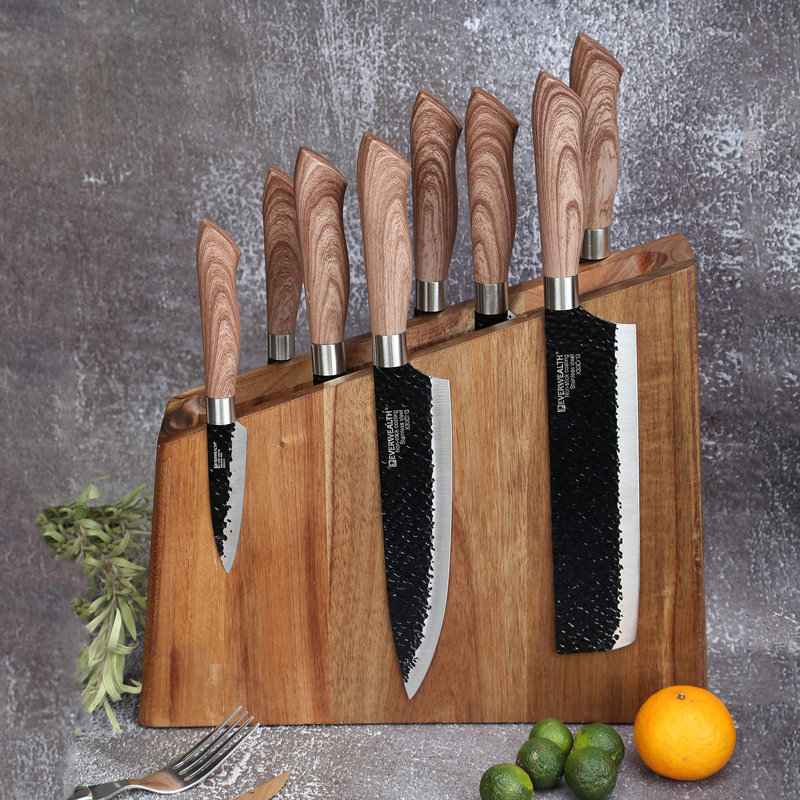 Couteau magnétique en bois, Brun