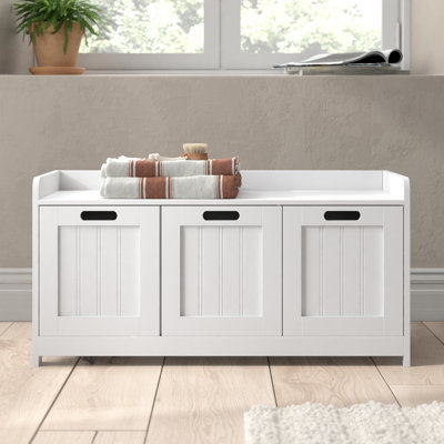 Alton 90cm W x 45cm H x 35cm D Free-Standing Bathroom Cabinet