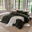 Ensemble de housse de couette rayé 100% coton délavé DONEUS-113054928-120141889