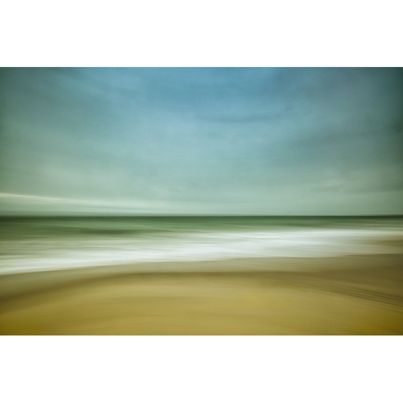 Braeswood Quiet Blue Beach - impression sur toile tendue, H 20 po x l 30 po