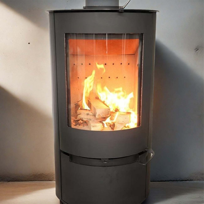 Foyer au bois en acier au carbone