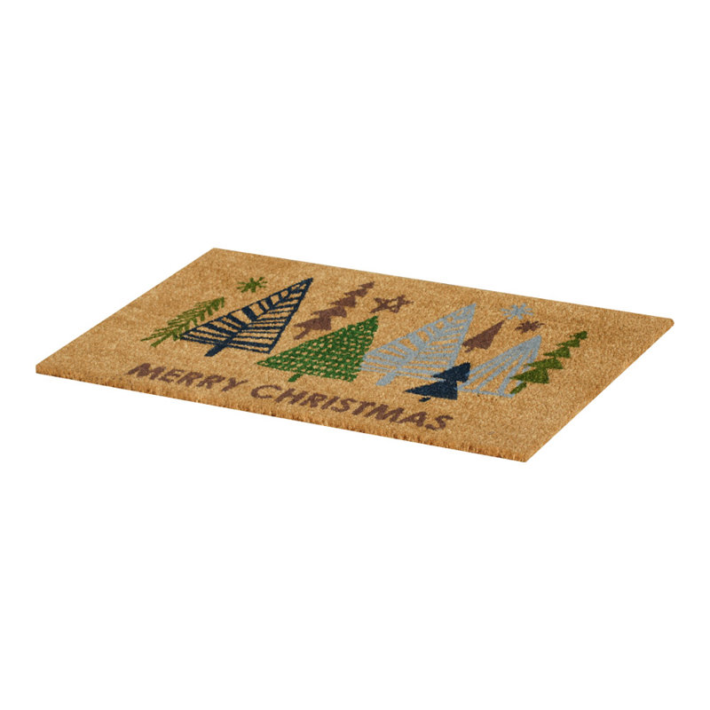 Tapis de porte pour l’extérieur antidérapant 30" x 18" pères noël favorite