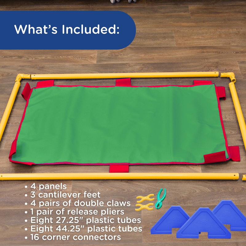 Rectangle Playpanel - Set Of 4 - Elements, Blue/Yellow/Green/Red