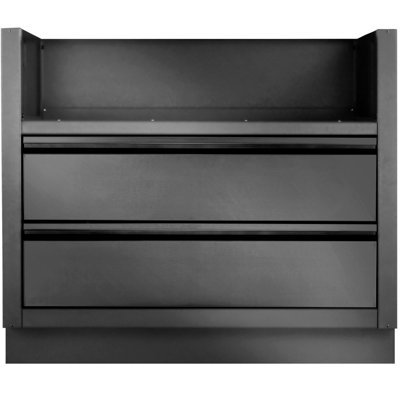 Armoire sous le gril OASIS® pour 700 Series 38, noir mat