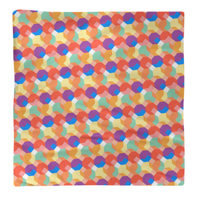 Serviette en coton octogones