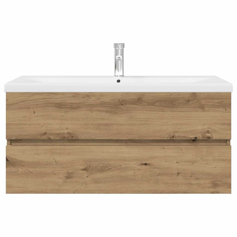 100mm Single Bathroom Vanity with Ceramic Basin
