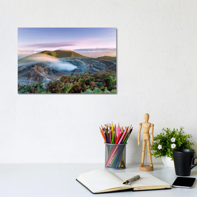Poas Volcano At Sunrise, Costa Rica by Matteo Colombo - Wrapped Canvas Print