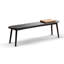 Banc en bois massif noir-1892460972