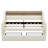 Ibraham Daybed With Storage Drawers, Upholstered Daybed With Charging Station And LED Lights