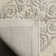 Bernon Hand Tufted Viscose/Wool Geometric Rug in Ivory/Silver